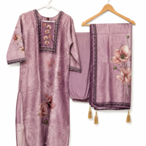lilac floral 3 piece suit