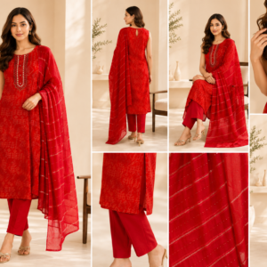 rajasthani inspired prints suit
